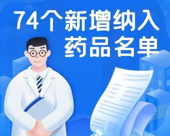 国家医保目录新增74种药品，包含抗疫中成药